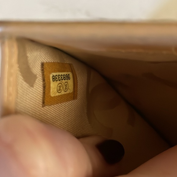 Chanel Quilted Black Tan Vintage Wallet As Is CC Authentic - Picture 13 of 17